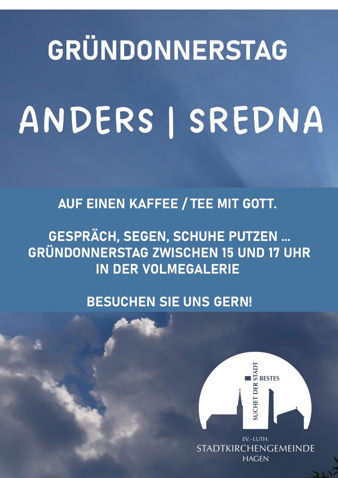 Gründonnerstag….ANDERS