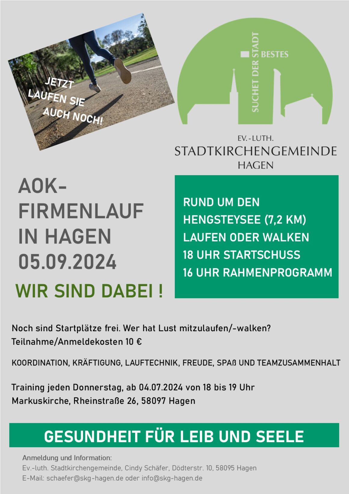 AOK – Firmenlauf in Hagen